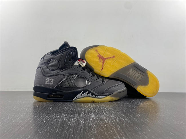 Jordan5 Off-White Black CT8480-001